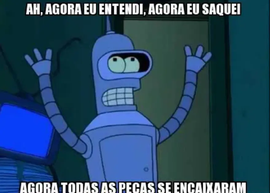 Bender "agora eu entendi agora eu saquei" - Baixe agora o áudio