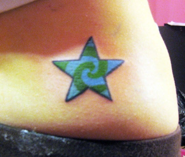 Tatuagens Femininas de Estrela Tatuagens Femininas de Estrela