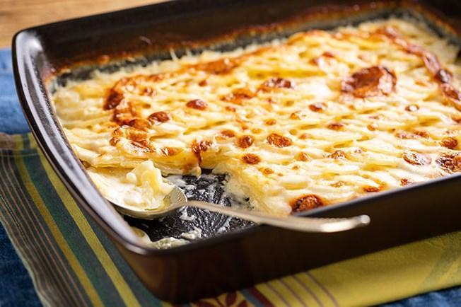 Receita de batata gratinada Receita de batata gratinada