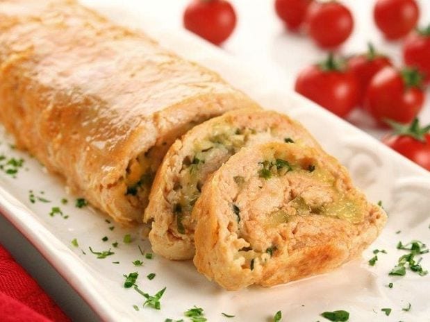 Rocambole de frango Rocambole de frango