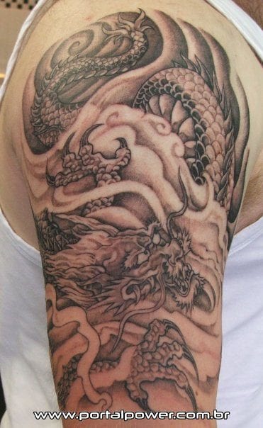 Tatuagem Dragao (15) Tatuagens de dragão nas costas (12)