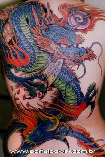 Tatuagem Dragao (16) Tatuagens de dragão nas costas (11)