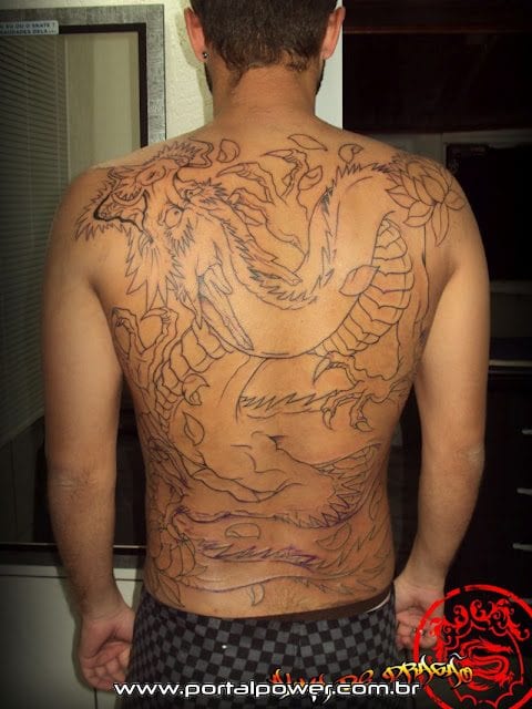 Tatuagem Dragao (19) Tatuagens de dragão nas costas (8)