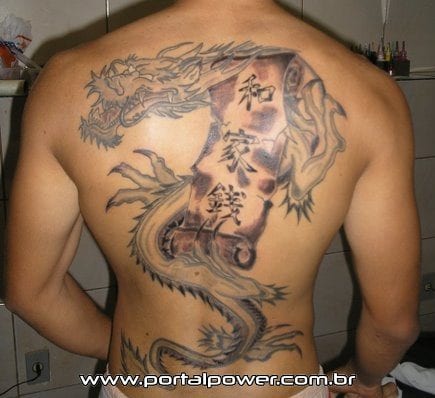 Tatuagem Dragao (25) Tatuagens de dragão nas costas (3)