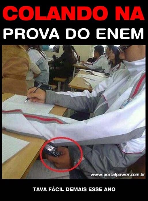 Colando na Prova do Enem 2014 Like A Boss Colando na Prova do Enem 2013