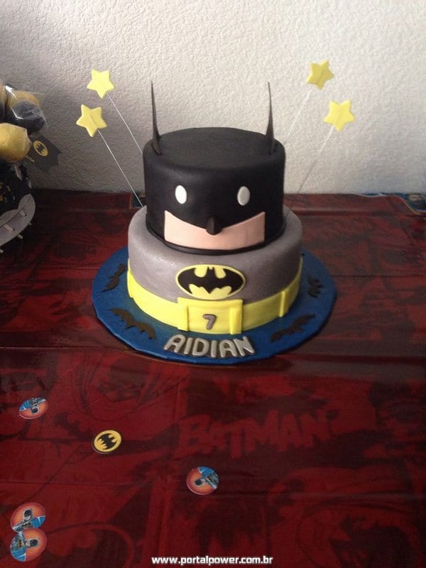 Bolo Batman Pasta Americana 10