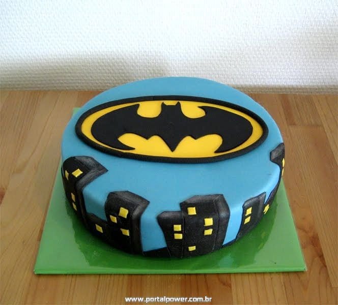 Bolo Batman Pasta Americana 15