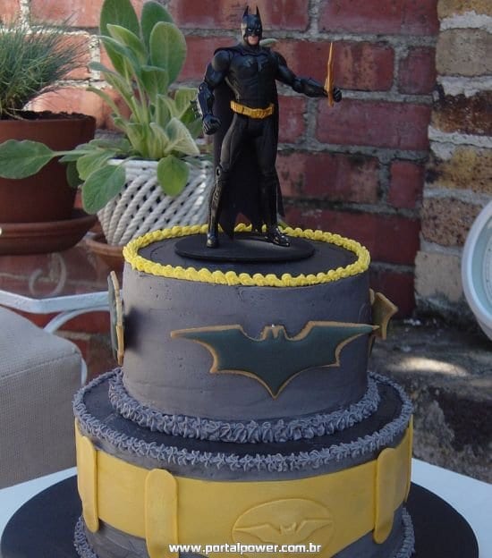 Bolo Batman Pasta Americana 5