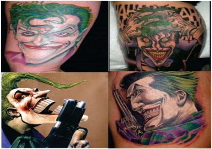 Tatuagens de Bandidos, saiba o significado delas 3 Coringa tatuagem do crime