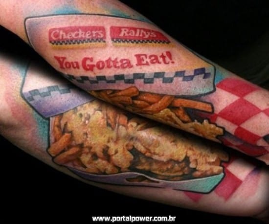 Tatuagem alimentos