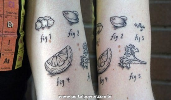 Tatuagem alimentos
