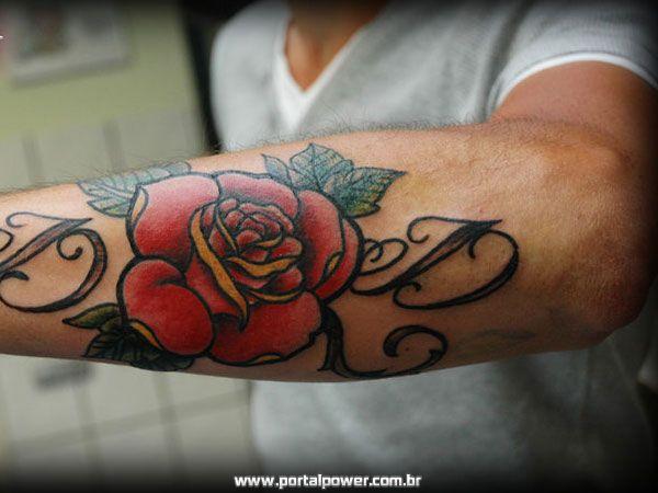 Tatuagens femininas e masculinas de Rosas 7 Tatuagem de Rosas 11