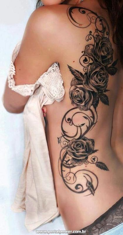 Tatuagens femininas e masculinas de Rosas 17 Tatuagem de Rosas 21
