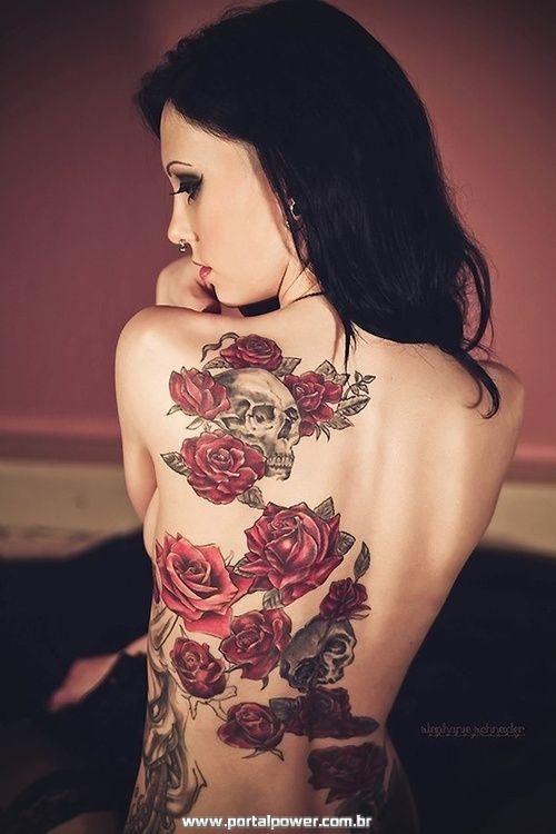 Tatuagens femininas e masculinas de Rosas 19 Tatuagem de Rosas 23
