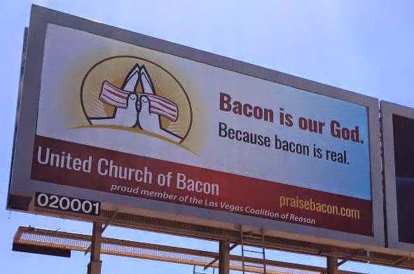 Ateus americanos criam igreja que venera o deus Bacon 1 deus-bacon