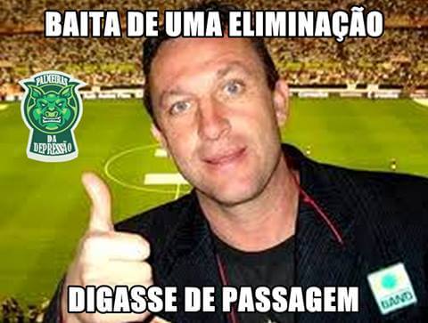 Zoando o Corinthians Eliminado no Whatsapp e facebook 1 Baita de uma eliminacao neto