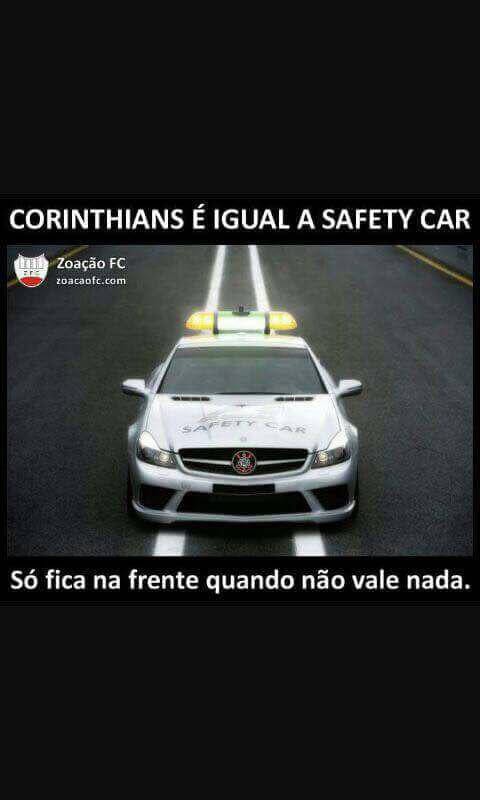 Chupa Corinthians, imagens para zoar no Whatsapp e Facebook 8 Corinthians eliminado safetycar