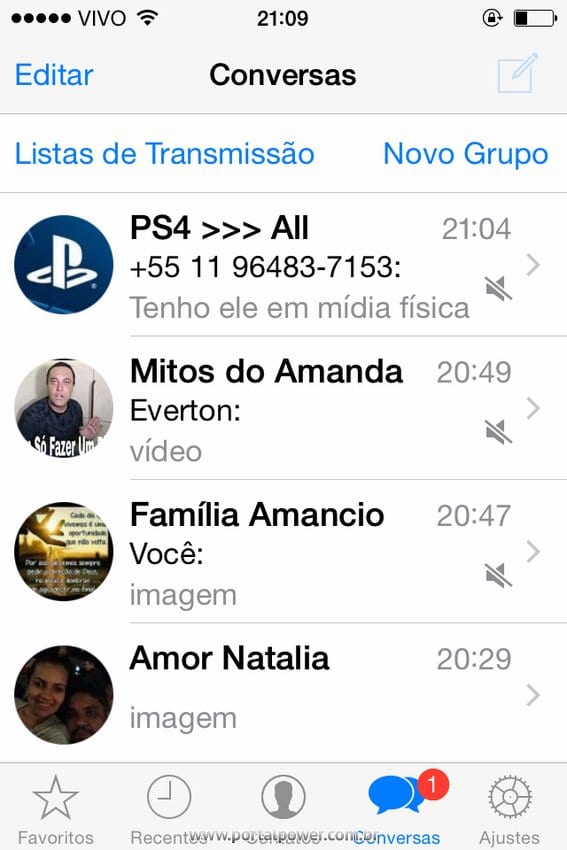 Como limpar todas as mensagens do Grupo no WhatsApp 3 Limpar conversas grupo whatsapp (1)