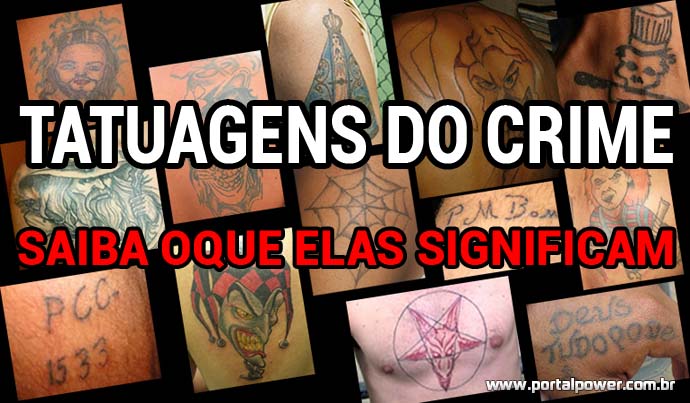 Tatuagens de Bandidos, saiba o significado delas 1 Tatuagens de Bandidos e seus significados