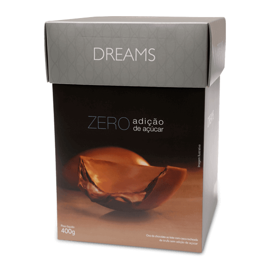 Ovos de páscoa Cacau Show - Tabela de preços 2025 ATUALIZADA 8 ovo-dreams-zero-acucar-400g
