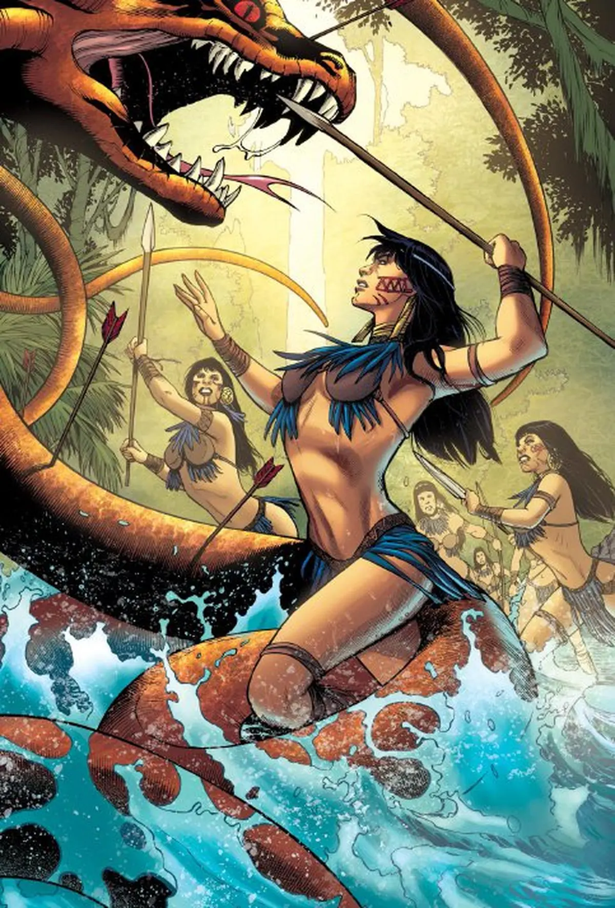 Trabalho de escola - Tudo sobre Folclore Brasileiro 2 AMAZONAS - Índias guerreiras