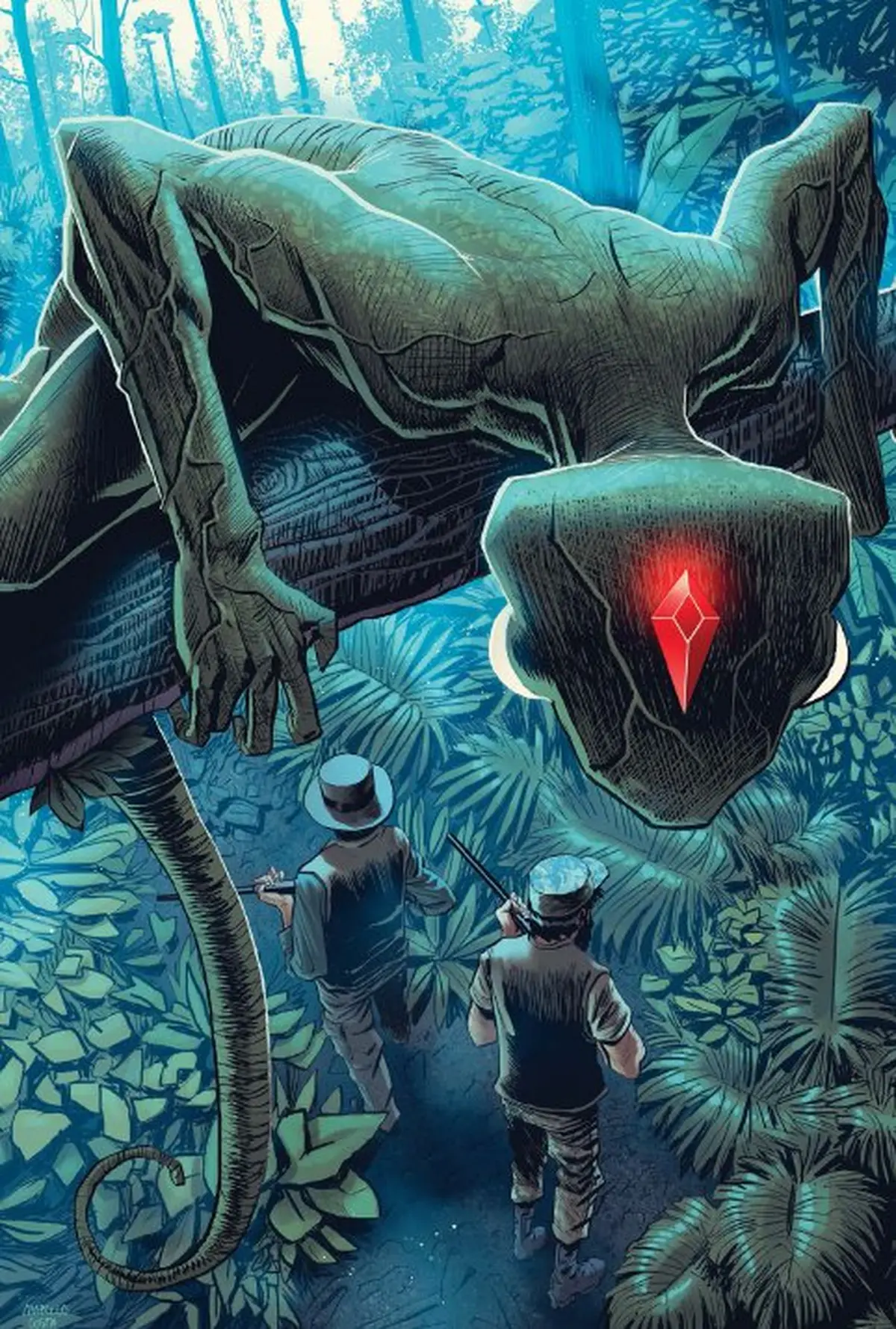 Trabalho de escola - Tudo sobre Folclore Brasileiro 8 CARBÚNCULO - Ser com diamante na cabeça