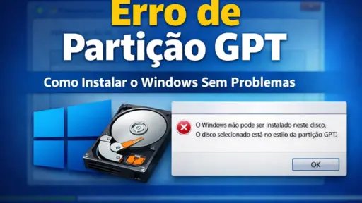 erro partição gpt