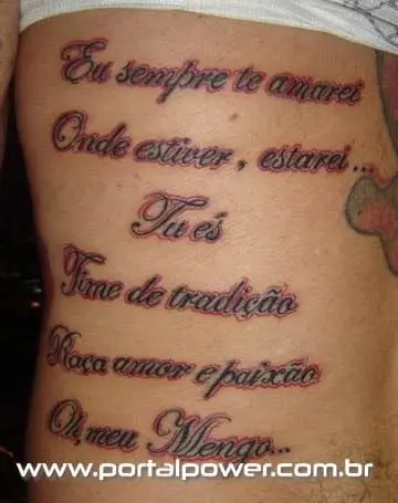 Tatuagem Flamengo Tatuagem Flamengo