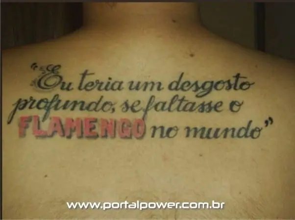 Tatuagem Flamengo Tatuagem Flamengo