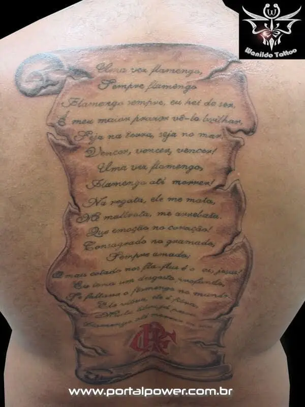 Tatuagem Flamengo Tatuagem Flamengo