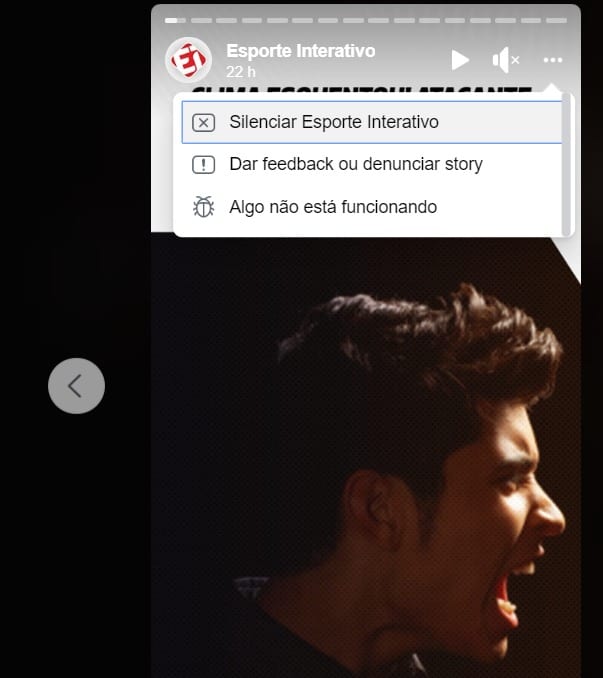 Como Ocultar Story Facebook de Páginas ou Perfis Pessoais 2 PC-SILENCIAR-STORIES