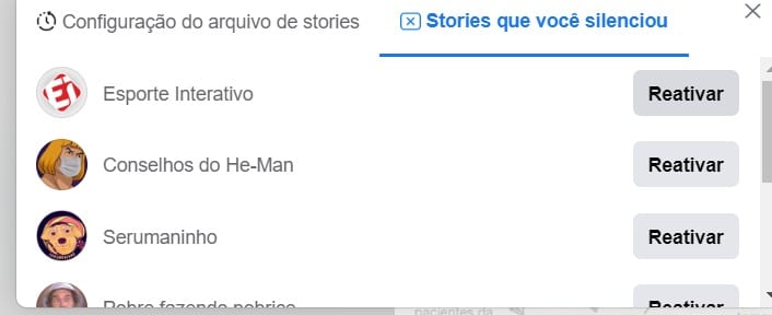 Como Ocultar Story Facebook de Páginas ou Perfis Pessoais 4 PC-SILENCIAR-STORIES4