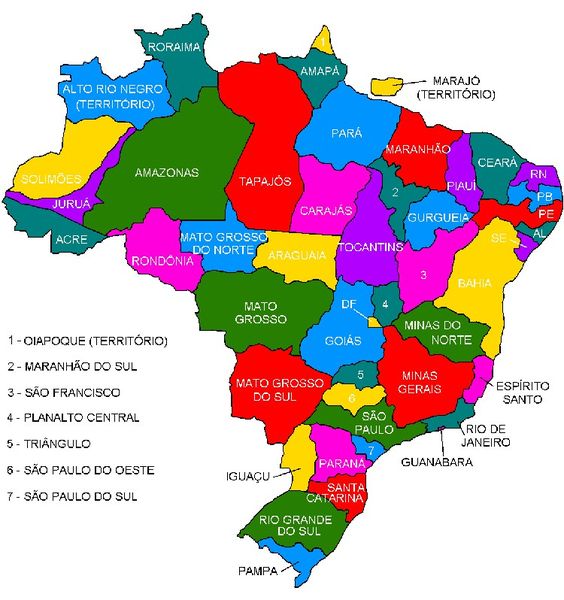 Novos estados do Brasil Novos estados do Brasil