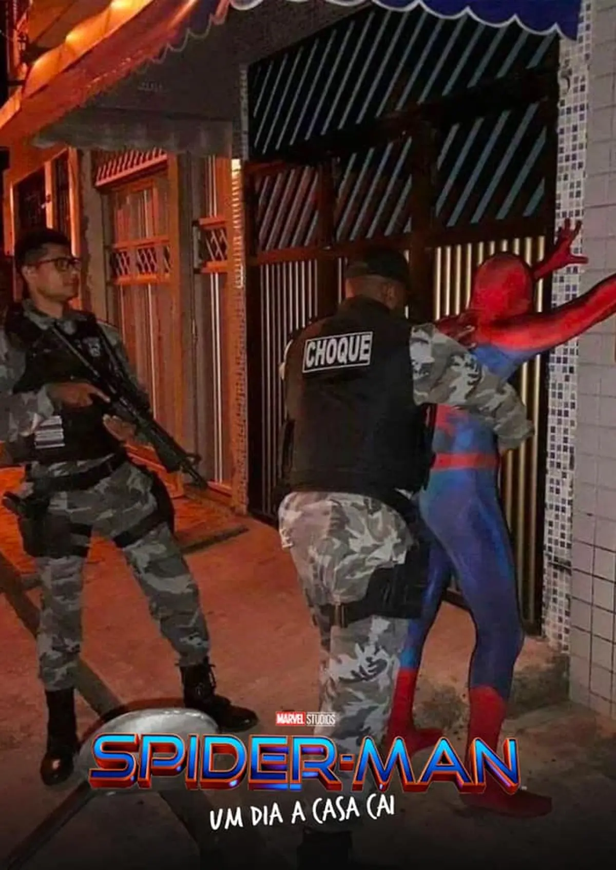 Homem Aranha um dia a casa cai
