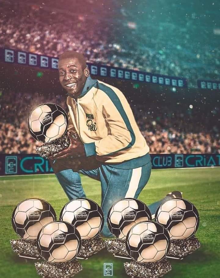 Pele e suas Bolas de Ouro
