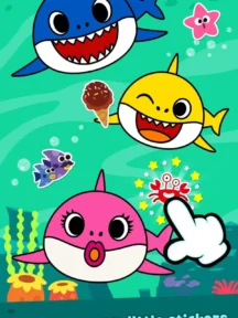 Baby Shark Wallpapers, papel de parede Full HD Android e IOS 16 Baby Shark Wallpaper papel de parede