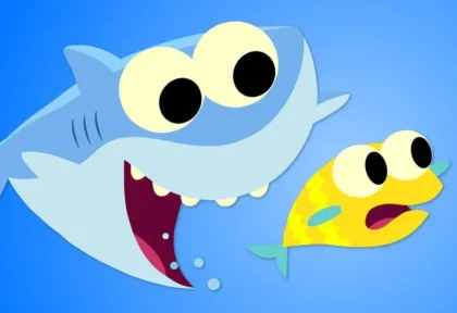 Baby Shark Wallpapers, papel de parede Full HD Android e IOS 4 Baby Shark Wallpaper papel de parede