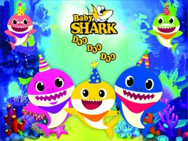 Baby Shark Wallpapers, papel de parede Full HD Android e IOS 5 Baby Shark Wallpaper papel de parede