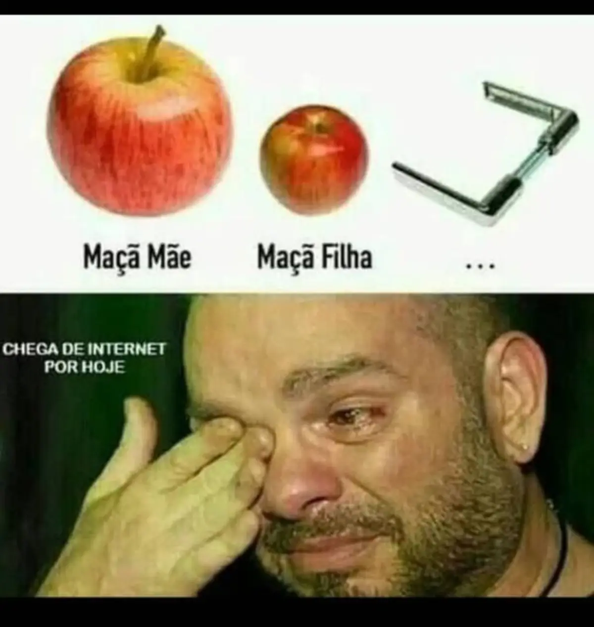 Chega de internet por hoje Chega de internet por hoje