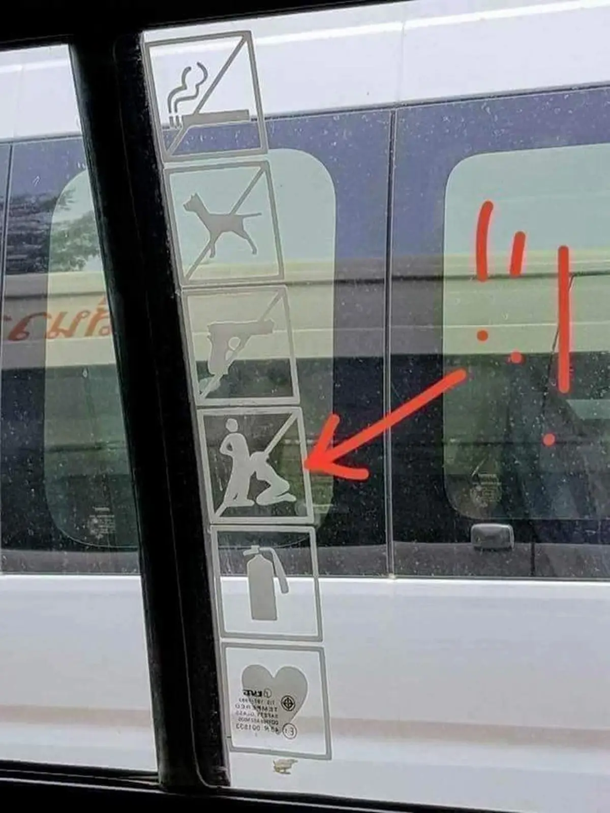 Coisas proibidas no trem