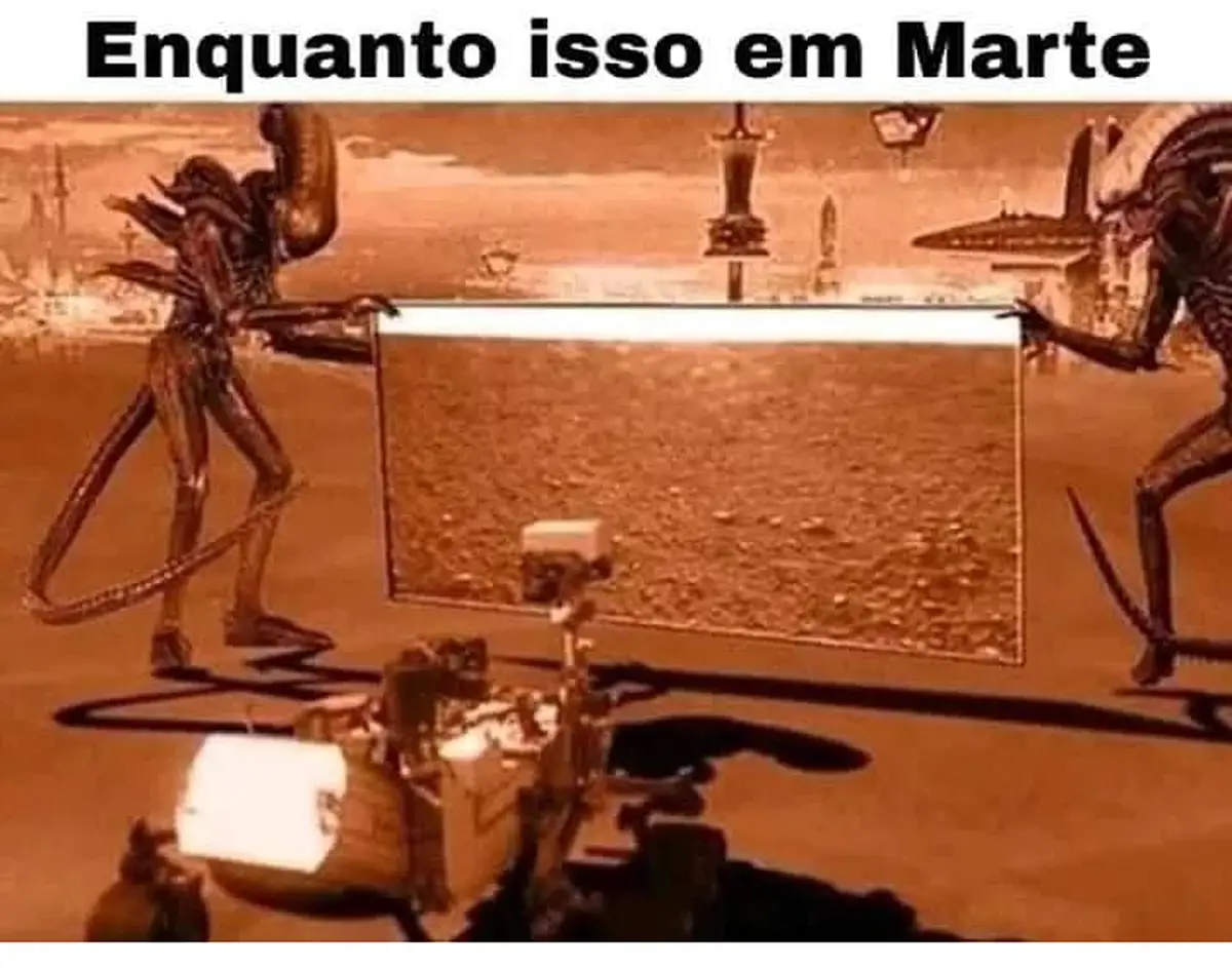 Enquanto isto em Marte Enquanto isto em Marte