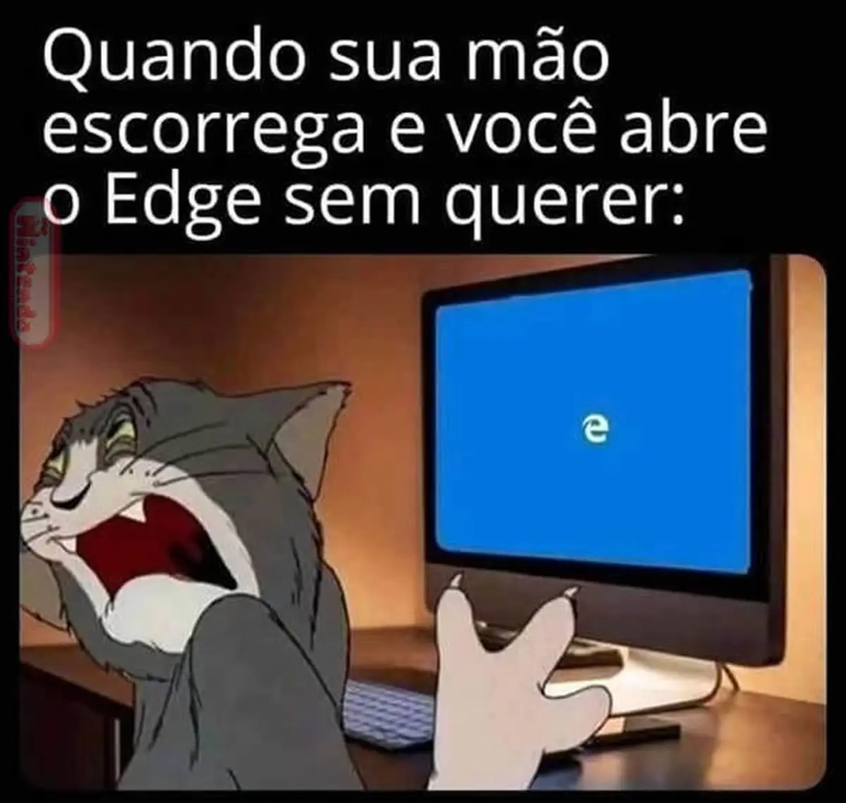 Quando voce abre o Edge sem querer
