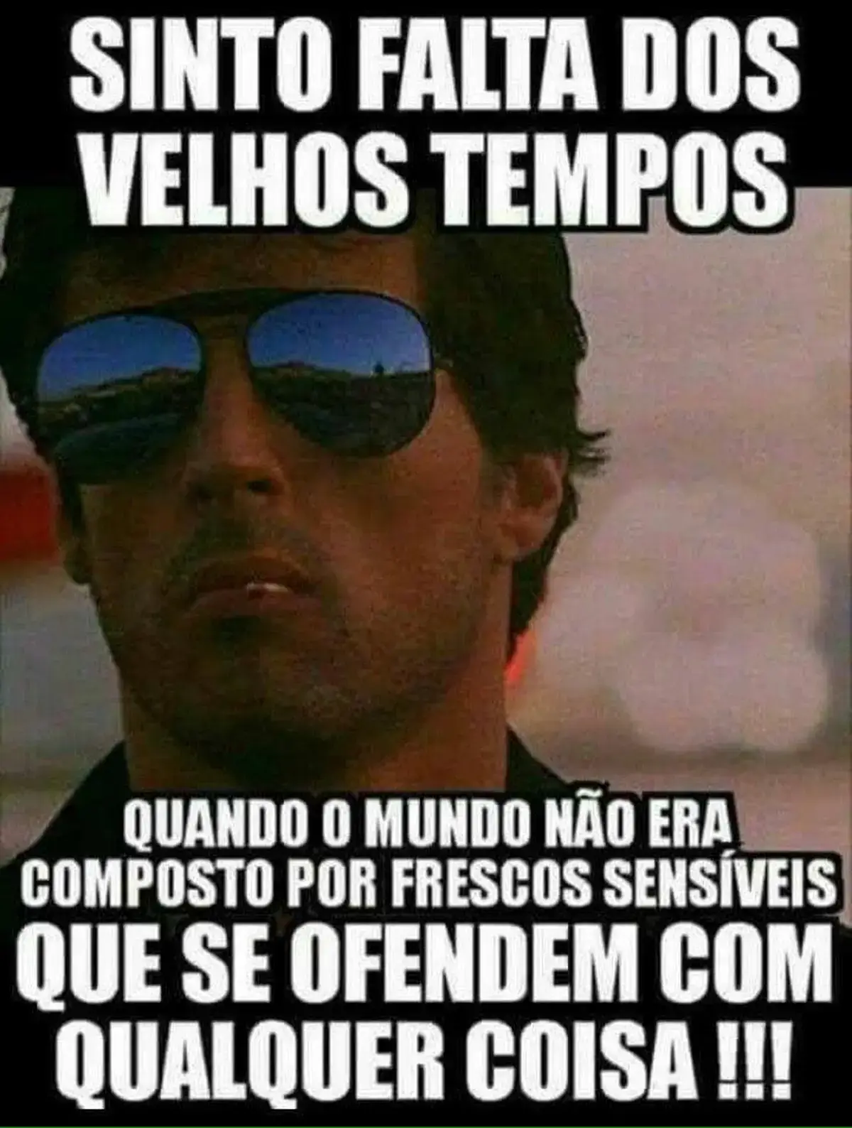 Sinto falta dos velhos tempos
