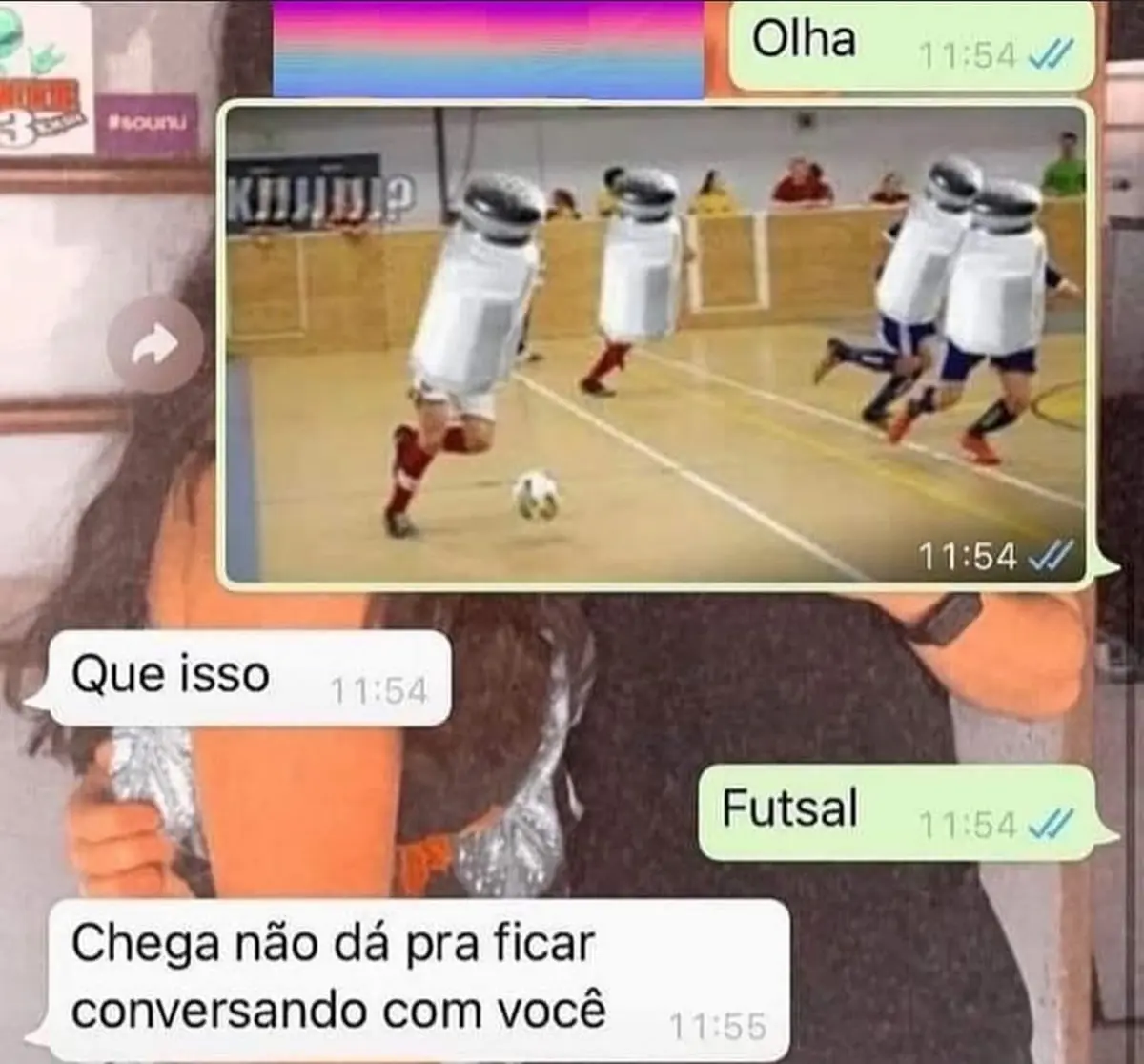 Enquanto isso no Zap Jogando Futsal Enquanto isso no Zap Jogando Futsal