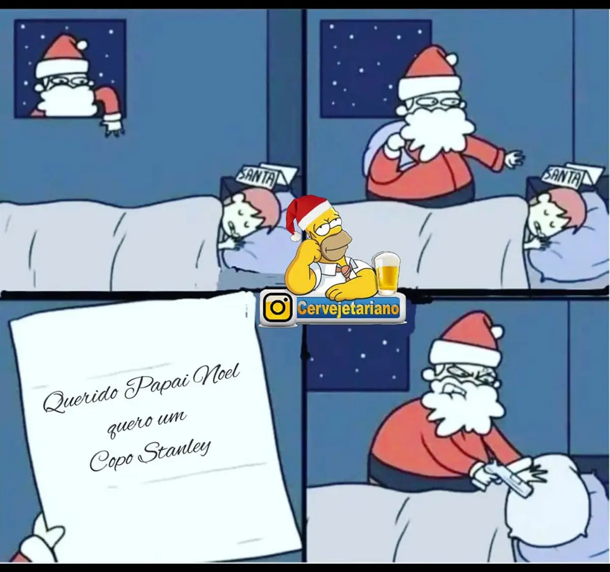 Papai noel quero um copo stanley Papai noel quero um copo stanley