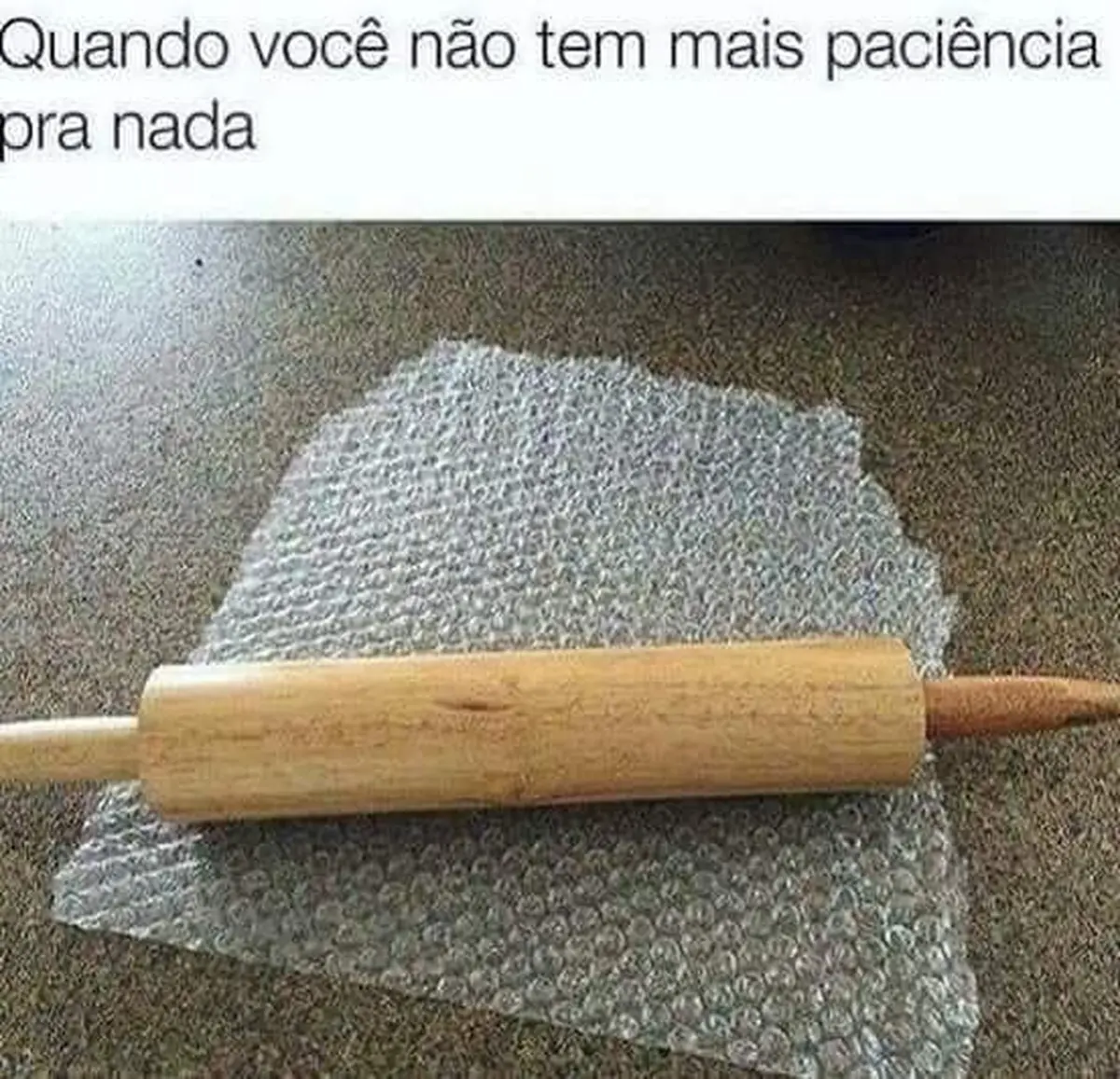 Quando voce nao tem mais paciencia pra nada