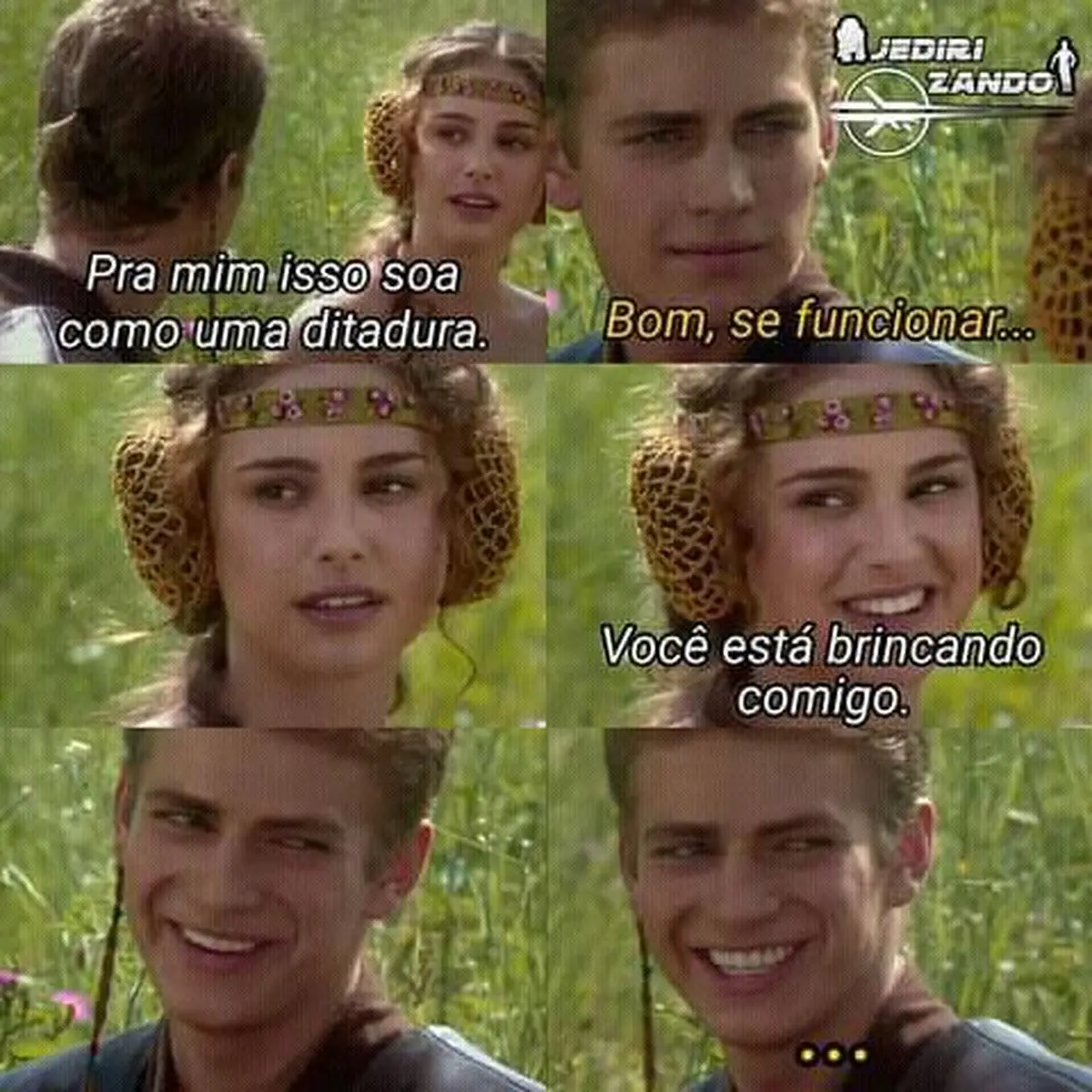 Voce esta brincando comigo