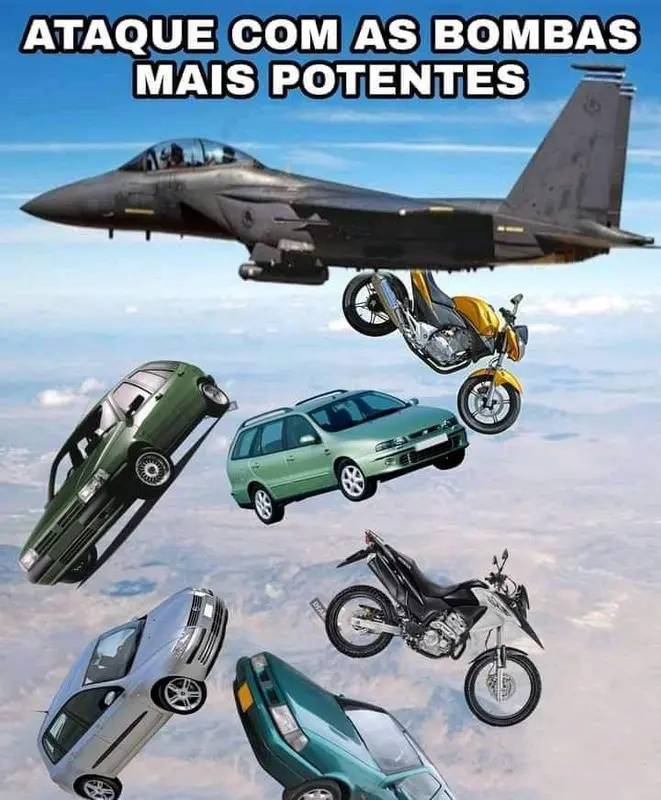 Ataque com a melhores bombas