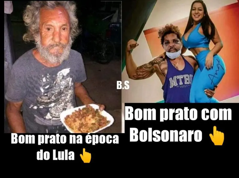 Bom prato na epoca do Lula bom prato com Bolsonaro Bom prato na epoca do Lula bom prato com Bolsonaro