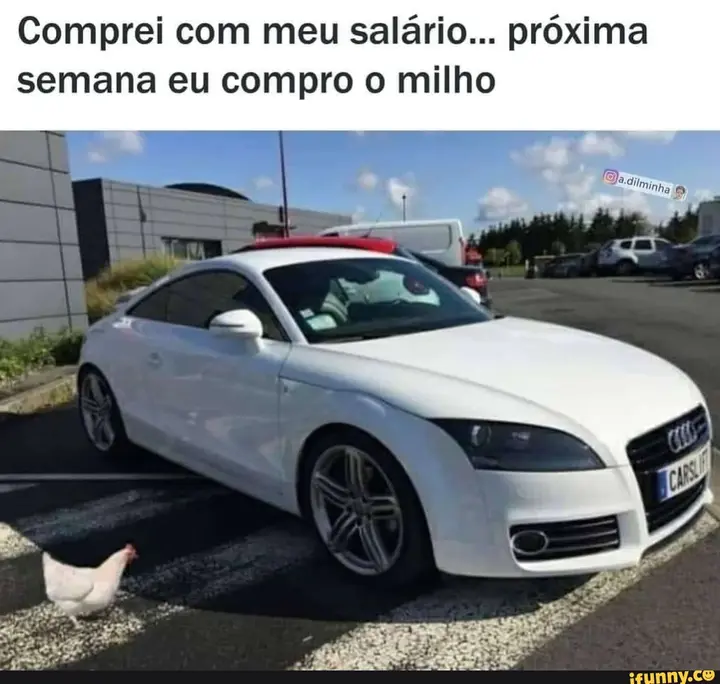 Comrei com meu salario